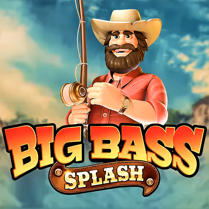 Big Bass Splash fishing-themed slot featuring hook symbols and splash bonus rounds